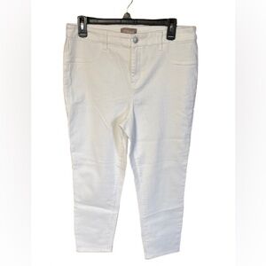 Chico's Women's Crisp White Skinny cropped Jeans